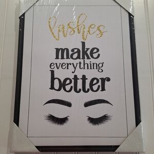 wall pictured art-LASHES MAKE EVERYTHING BETTER
